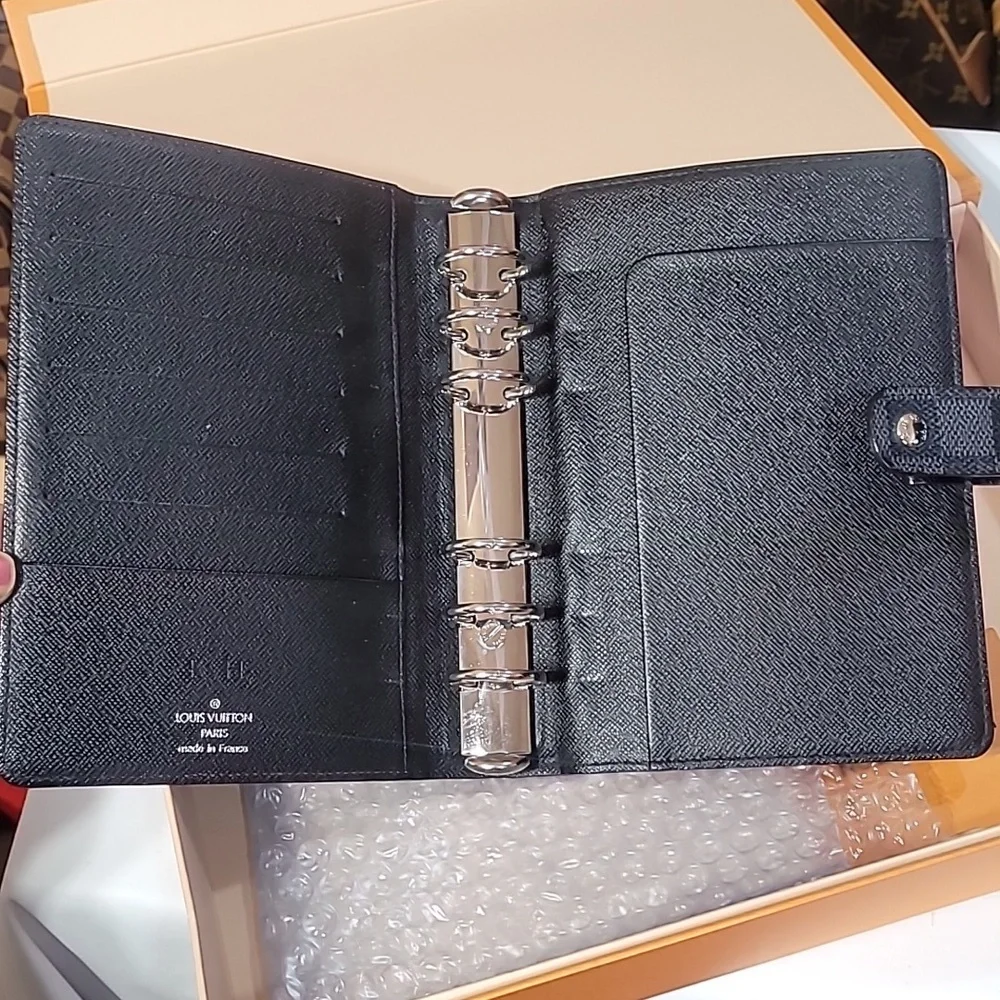 LOUIS VUITTON Damier Graphite Agenda MM Day Planner Cover
